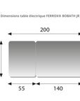 Table Bobath JR – 2 Plans - Sans roulettes