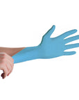 Gants nitrile bleu SANTEX (Boite de 100) - Carton de 10 boites