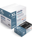 Gants nitrile Noir SANTEX (Boite de 100) - Carton de 10 boites