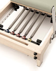 Reformer Pilates professionnel pliable - Bois massif naturel
