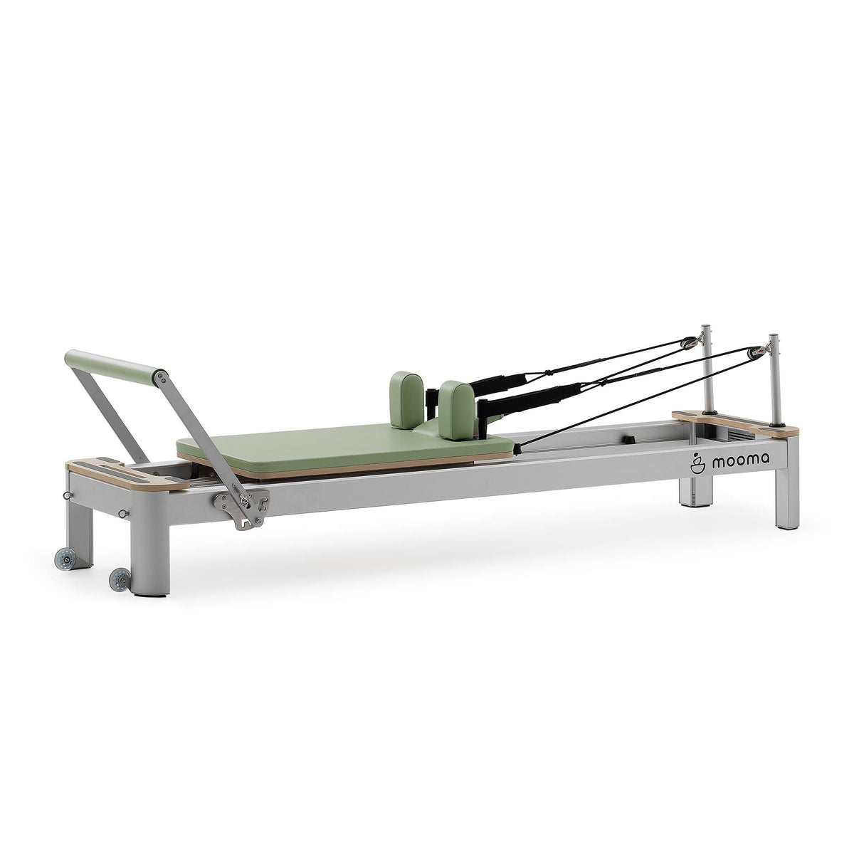 Reformer Pilates professionnel – Aluminium brossé