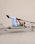 Reformer Pilates professionnel – Aluminium brossé