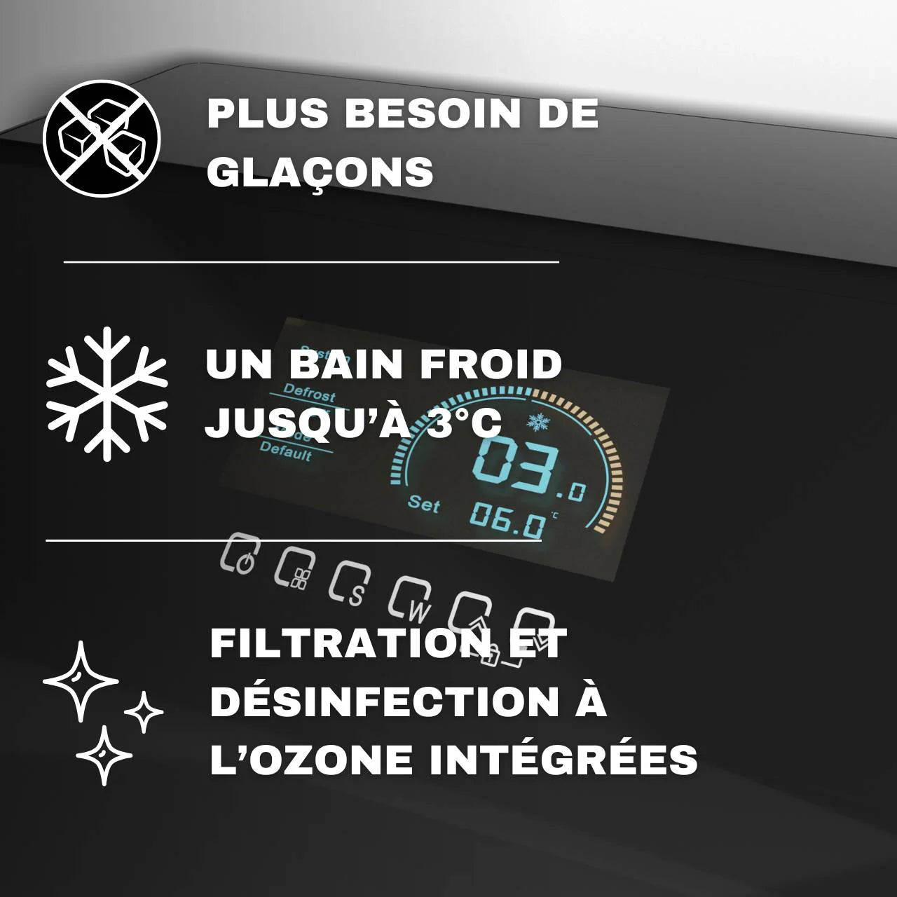 Bain froid electrique LHOTSE - LOUCE